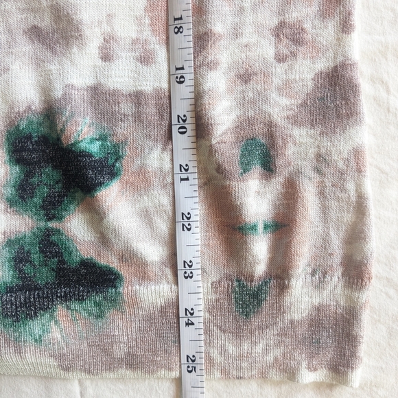 I.N.C Lightweight Sweater in Pink and Green 1X - Picture 4 of 9